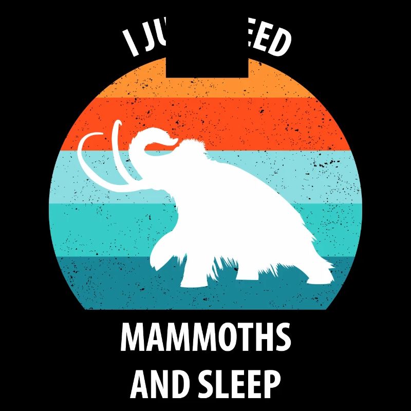 Funny Mammoth Stone Age Ice Age Design Prehistoric