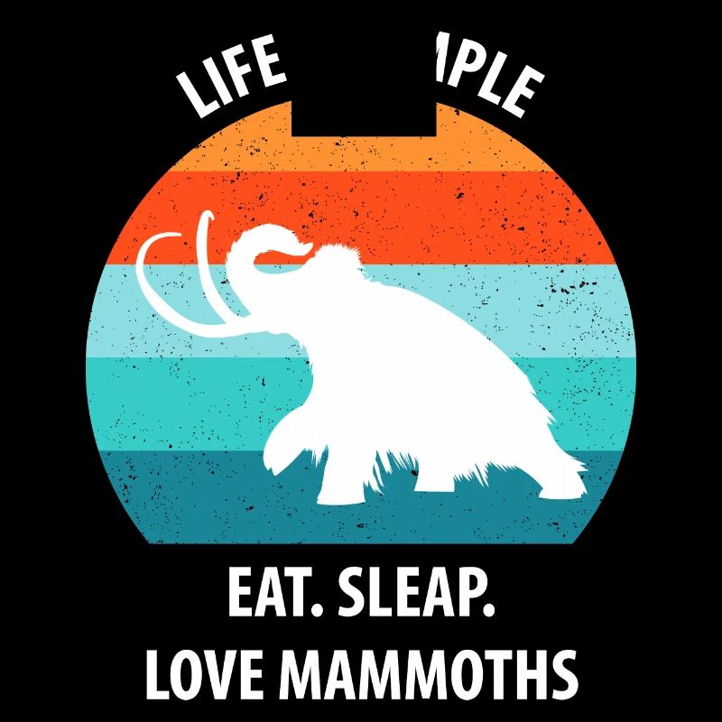 Lustiges Mammut Steinzeit Eiszeit Design Urzeit