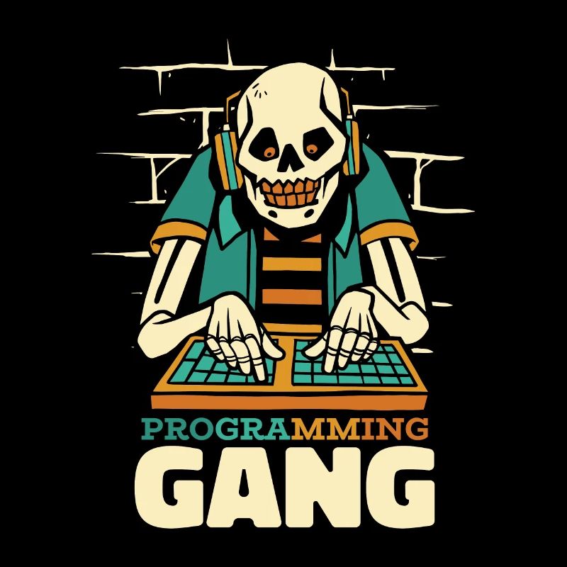 Développeur Coder Programmeur Squelette