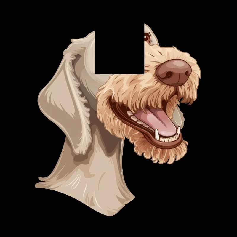 Terrier de Bedlington | Illustration de dessin animé