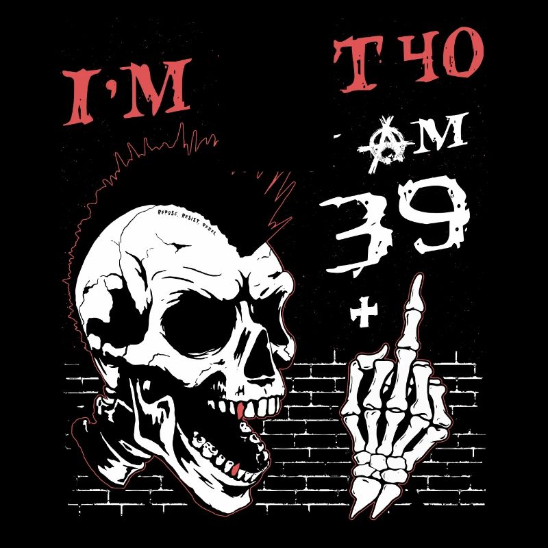 Ich bin 39 plus Mittelfinger - 40. Geburtstag