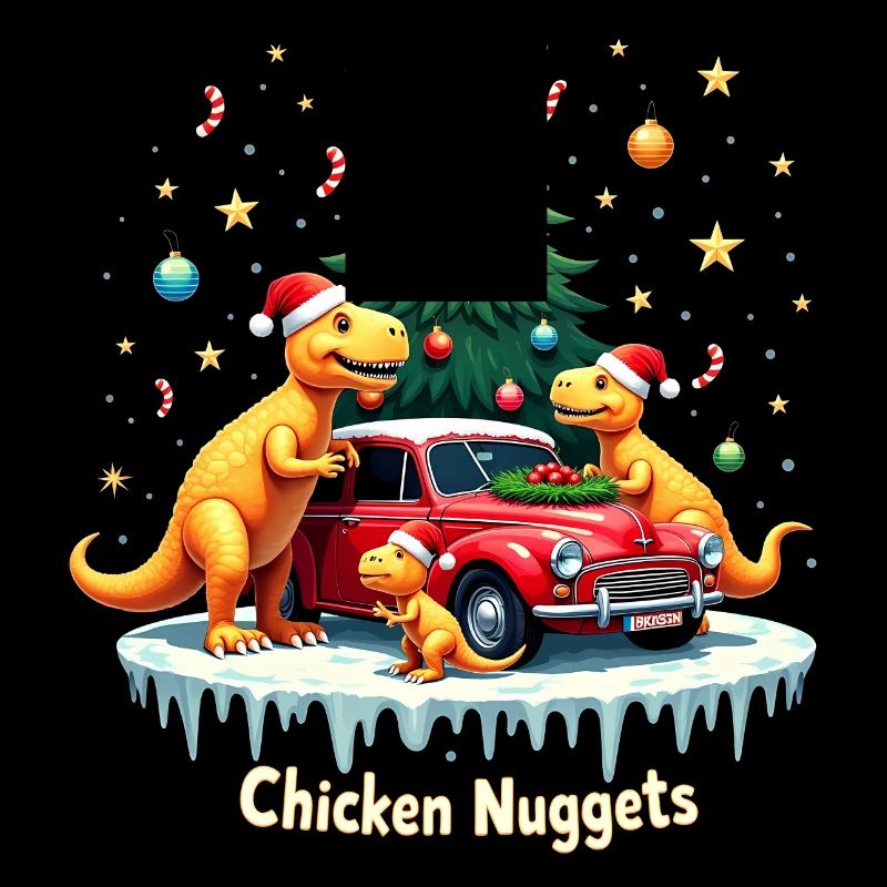 Weihnachts-Dino - Chicken Fun