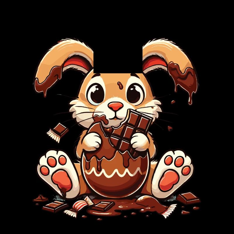 Dégustez du chocolat lapin de Pâques
