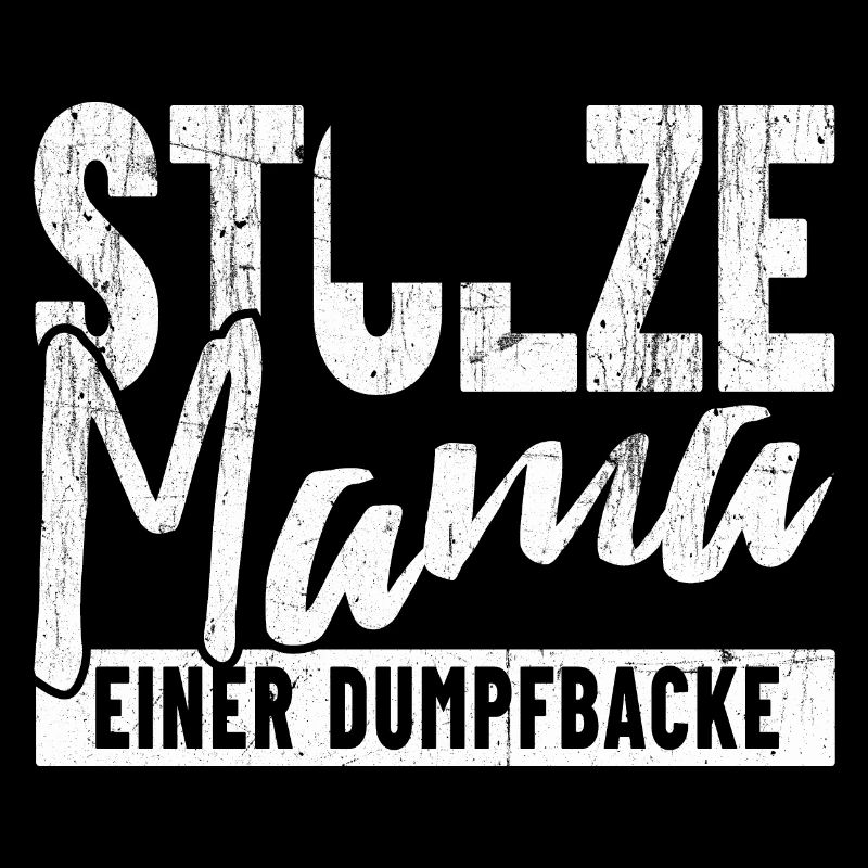 Stolze Mama einer Dumpfbacke