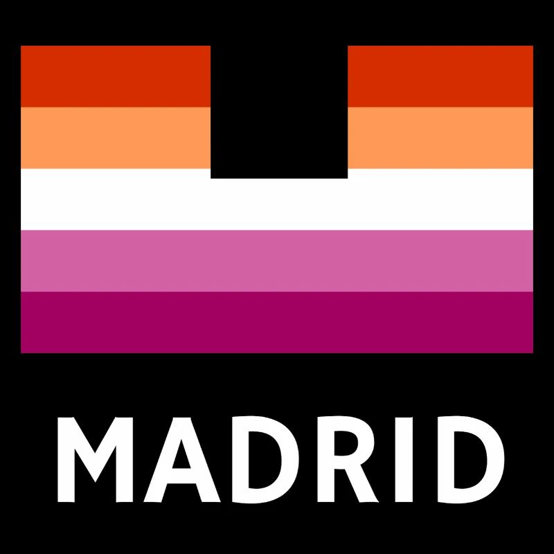 Lesbian Pride Flag Madrid