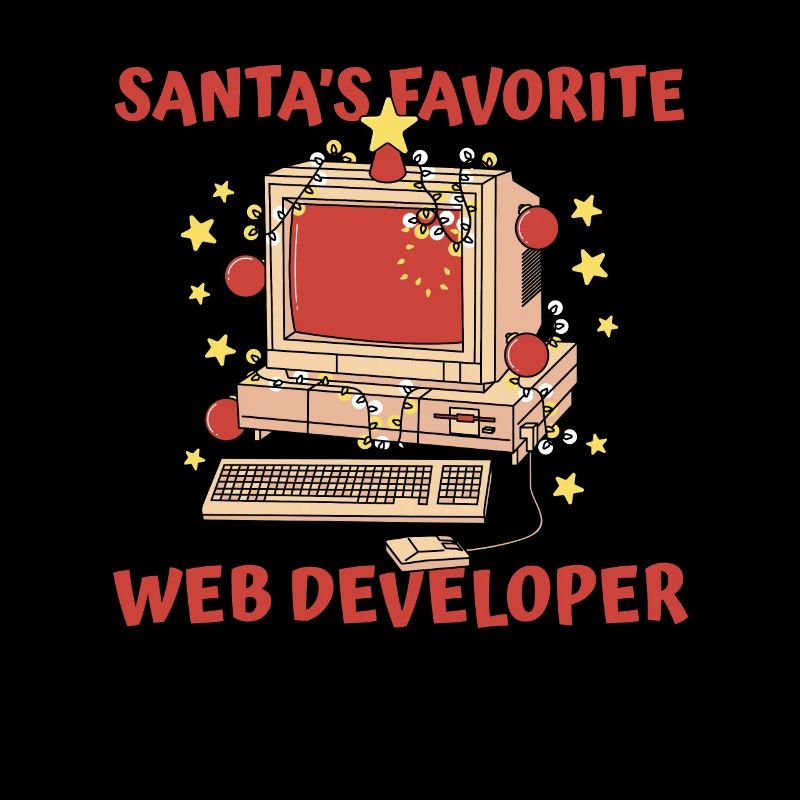 Web Entwickler Webdeveloper Weihnachtsmann