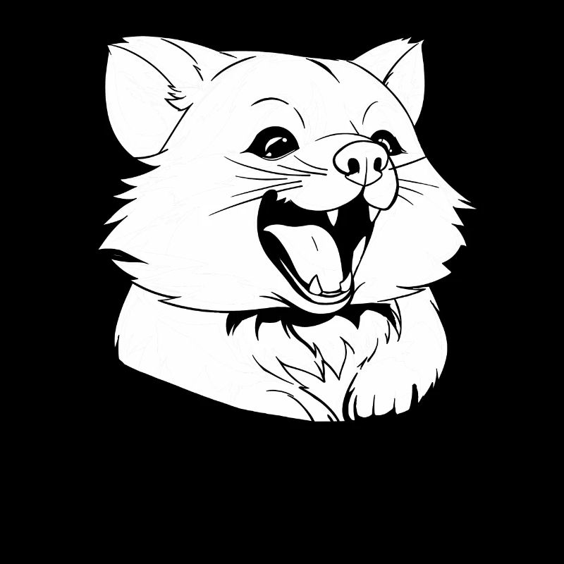 Roter Panda Lächelnd