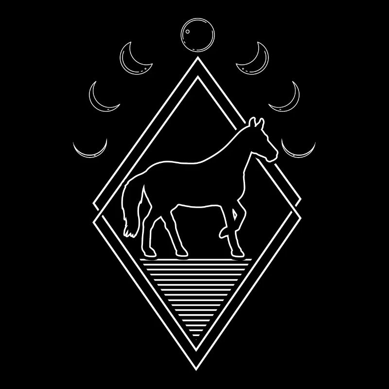 Horse Equestrian Moon Phases