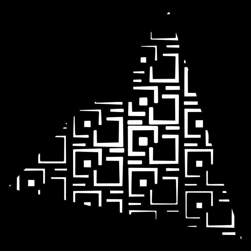 Abstract triangle pattern