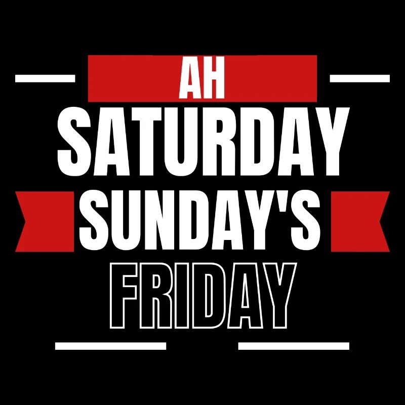 Ah, Weekend Days Mashup Tee