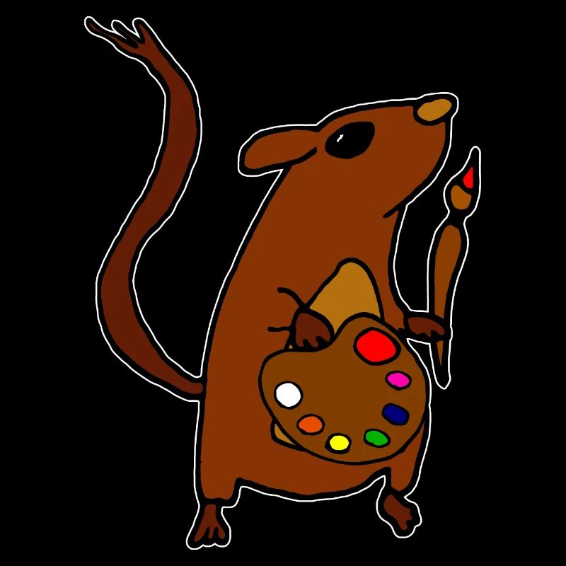 Artist Mouse Gerbil Painter