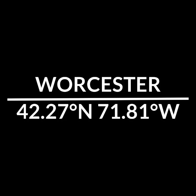Worcester, Massachusetts, USA Coordinates