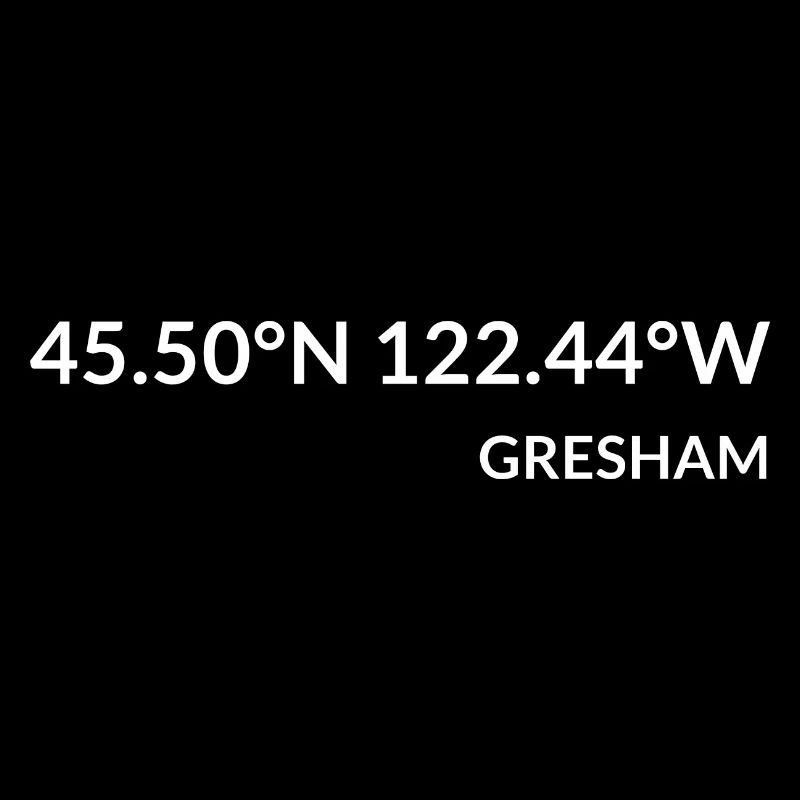 Coordonnées de Gresham, Oregon, États-Unis