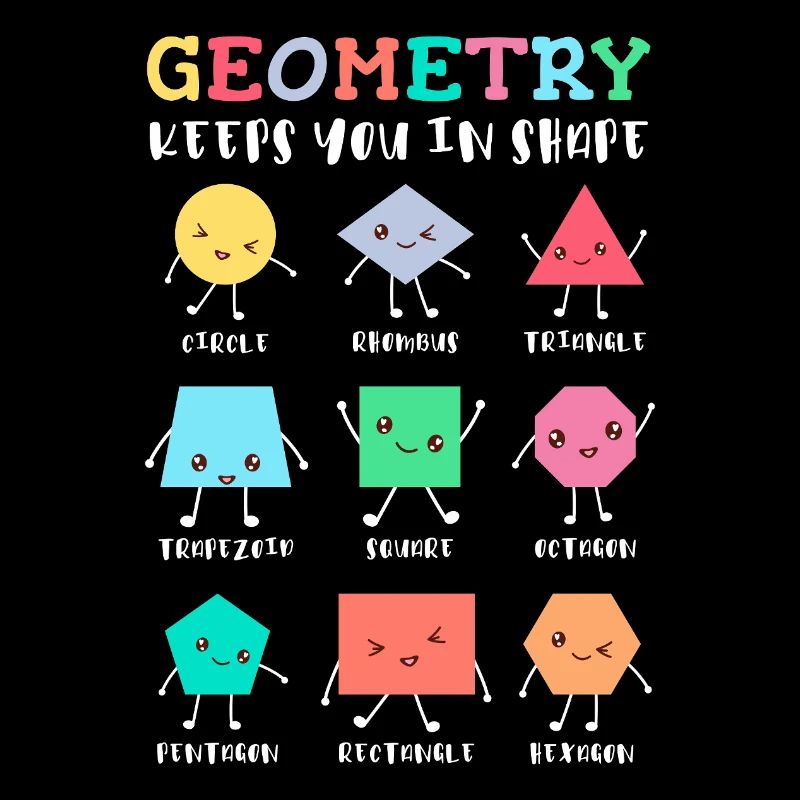 Geometry Keeps You in Shape – School Math Humor