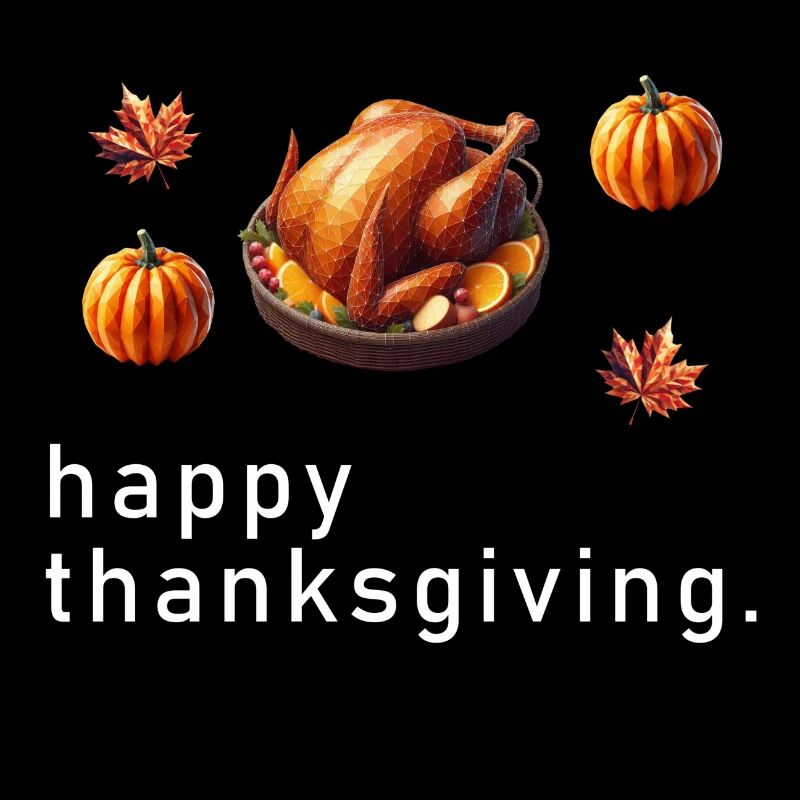Happy Thanksgiving Polygon