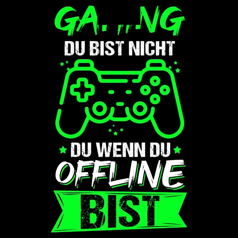 Gaming Online Statt Offline Controller Spieler Gam