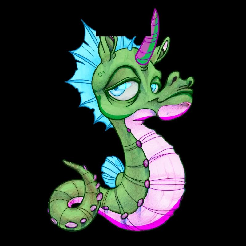 Süßes Seepferd Einhorn Seepferdchen Geschenkidee