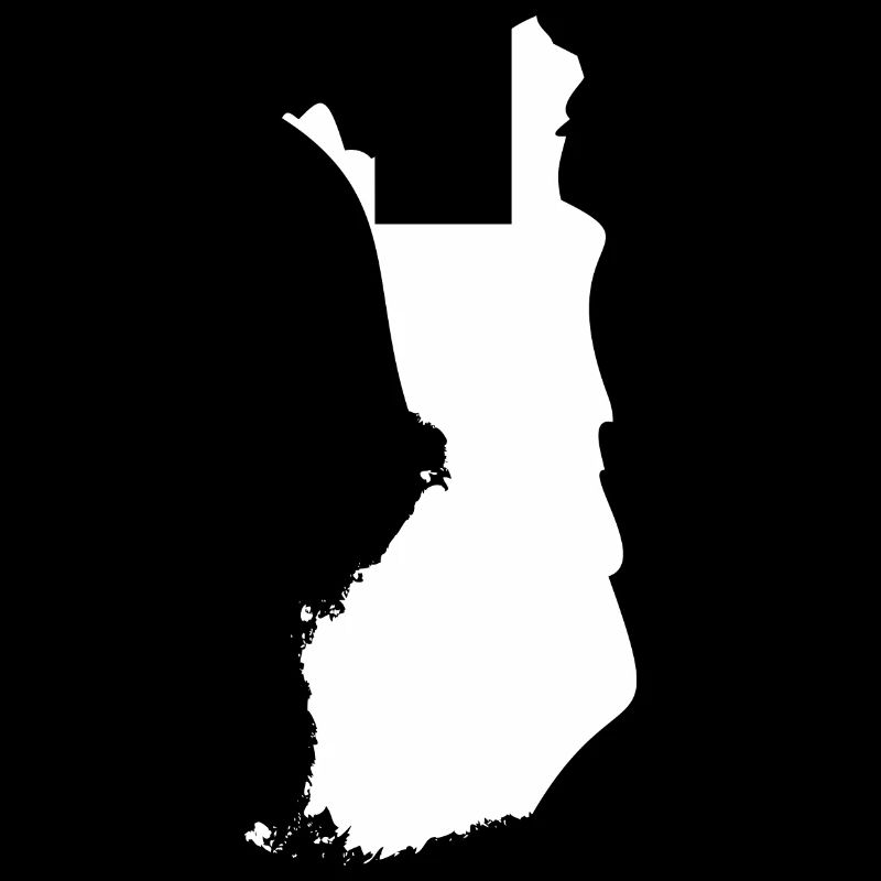Finland map flag