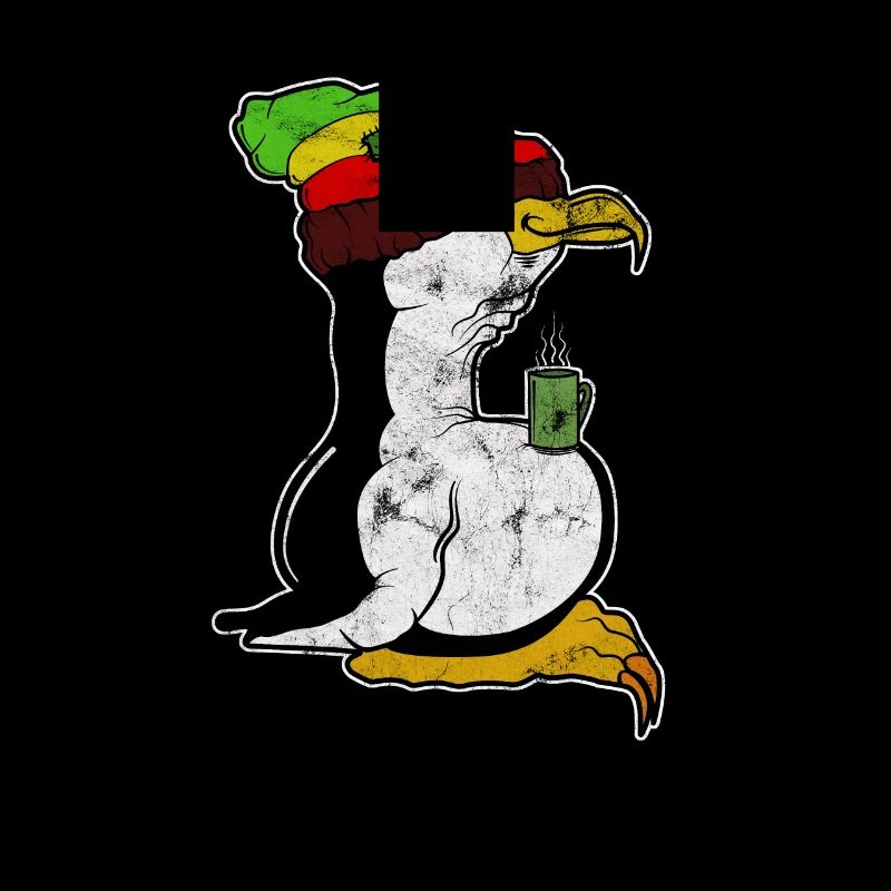 Tux Linux Pinguin Kaffee Pause Computer Nerd Retro