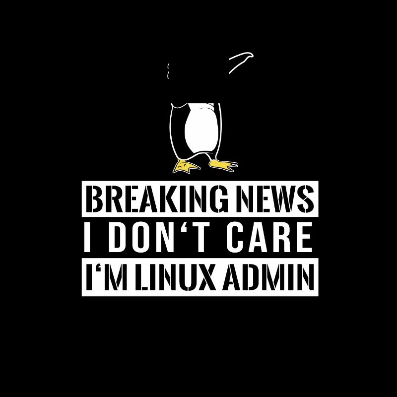 IT Nerd Linux Linux Pinguin Geek Software Engineer