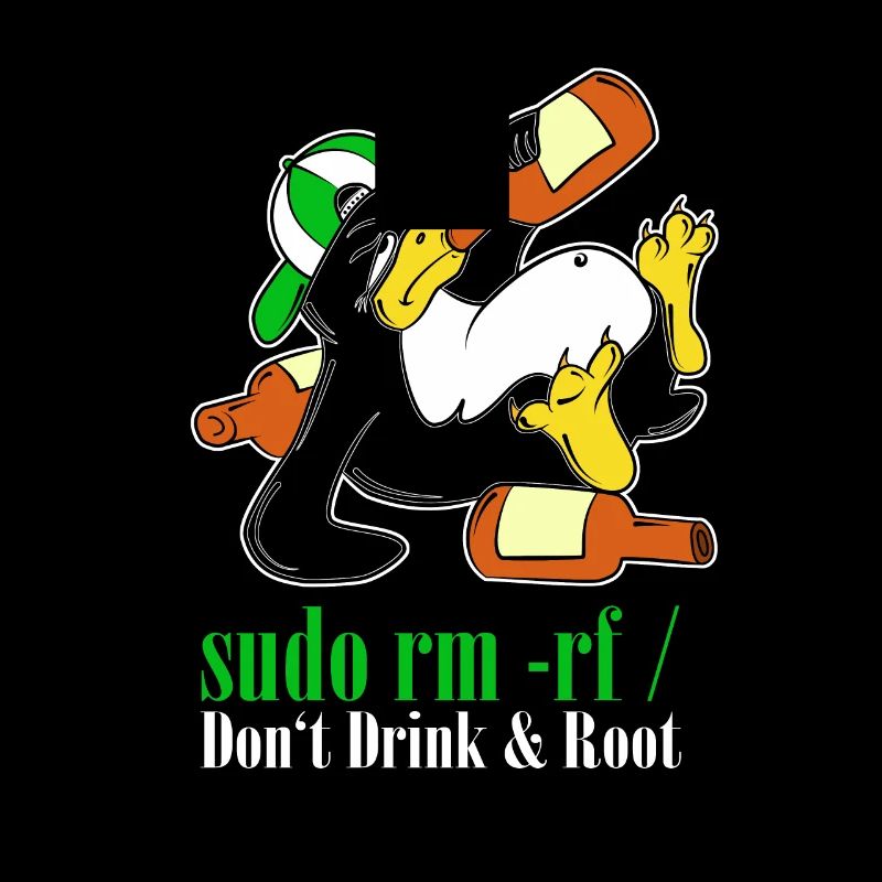 Linux Penguin Sudo Admin Funny Computer Science PC Nerd