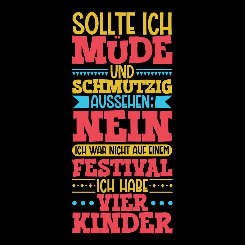 Müde und schmutzig - vier Kinder