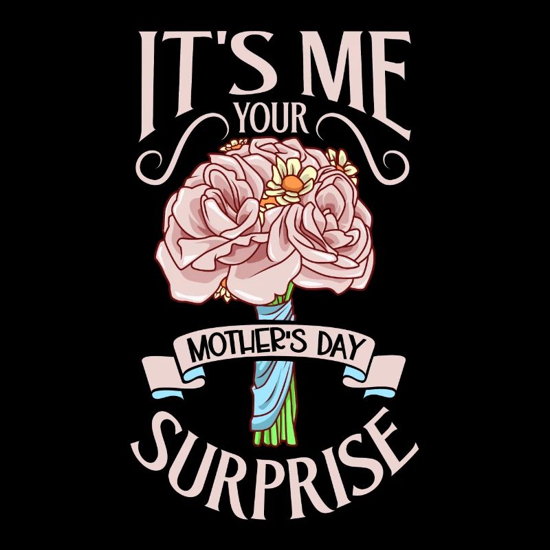 Mit Blumen - Ich bin die Muttertagsüberraschung