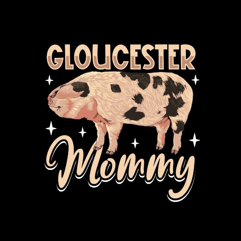 Maman cochonne Gloucestershire Old Spot