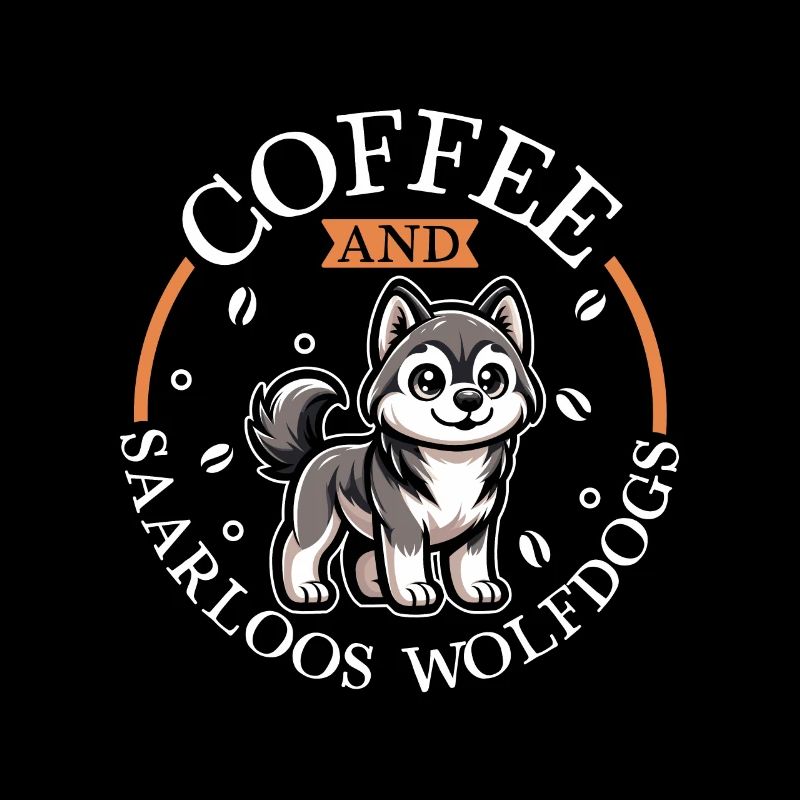 Kaffee und Saarlooswolfhund