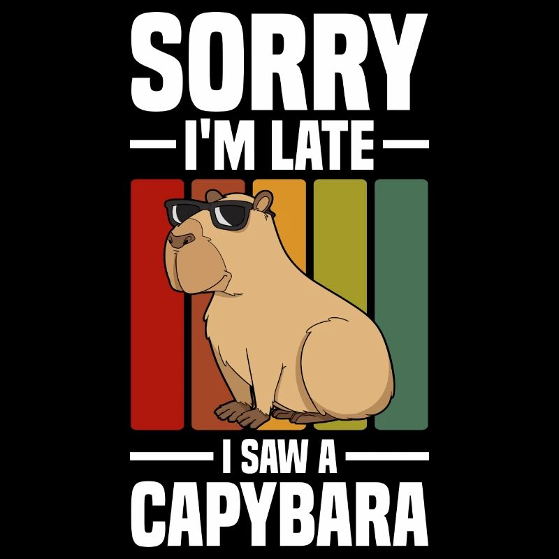Capybara niedlich | Capy Capybaras Tiere Geschenke