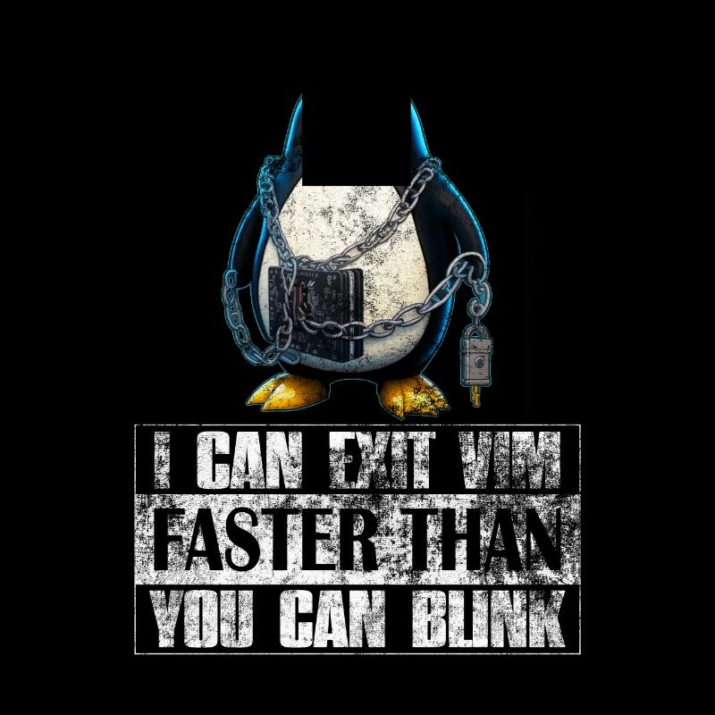 I Can Exit VIM Faster Than You Can Blink Linux