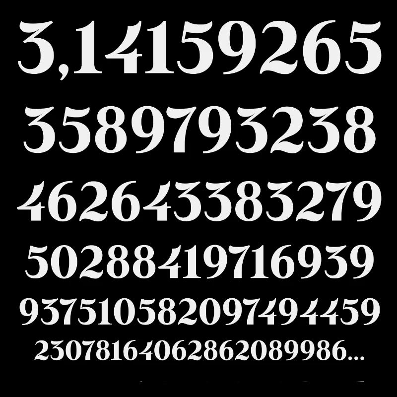 Pi Circle Number Gift Idea Math Math Numbers