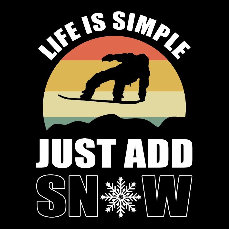 Schnee Skispringer