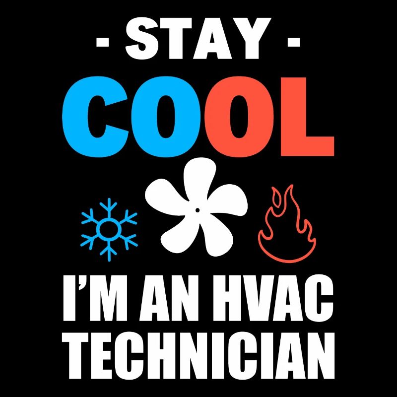 Lustiger HVAC-Techniker Klimatechniker