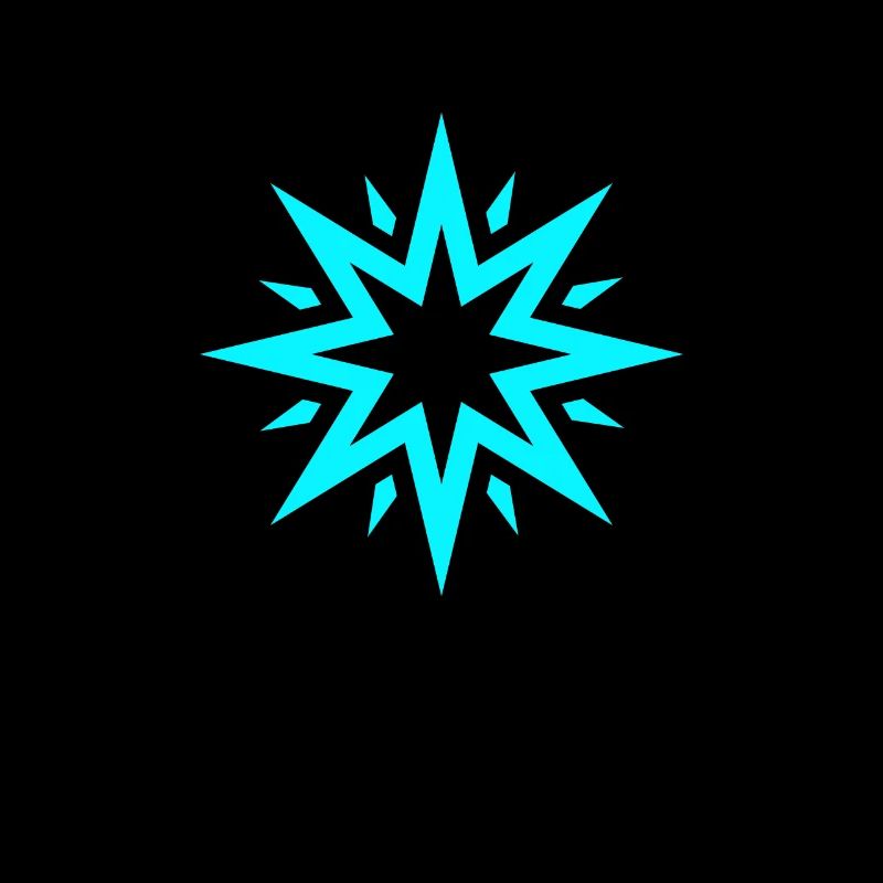Étoile turquoise | Bleu