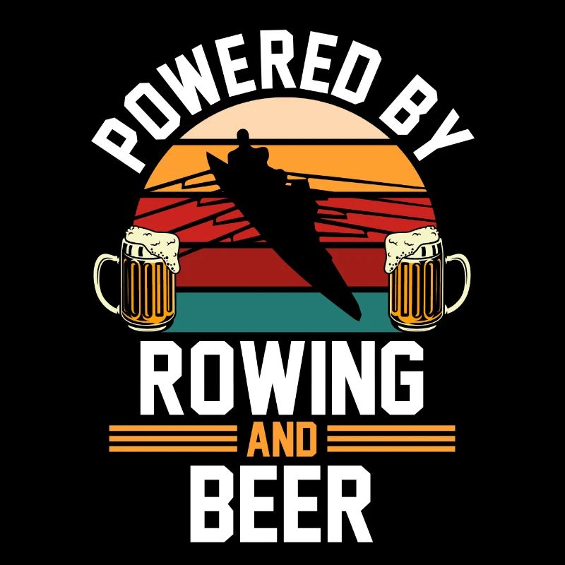 Rudern Bier Ruderboot Geschenk