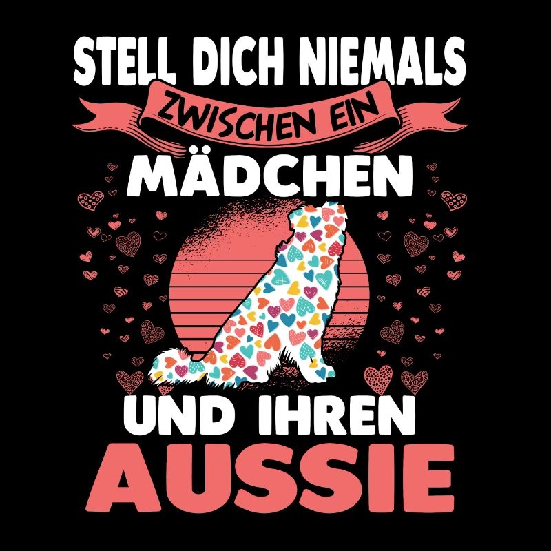 Hundebesitzerin Aussie Australian Shepherd