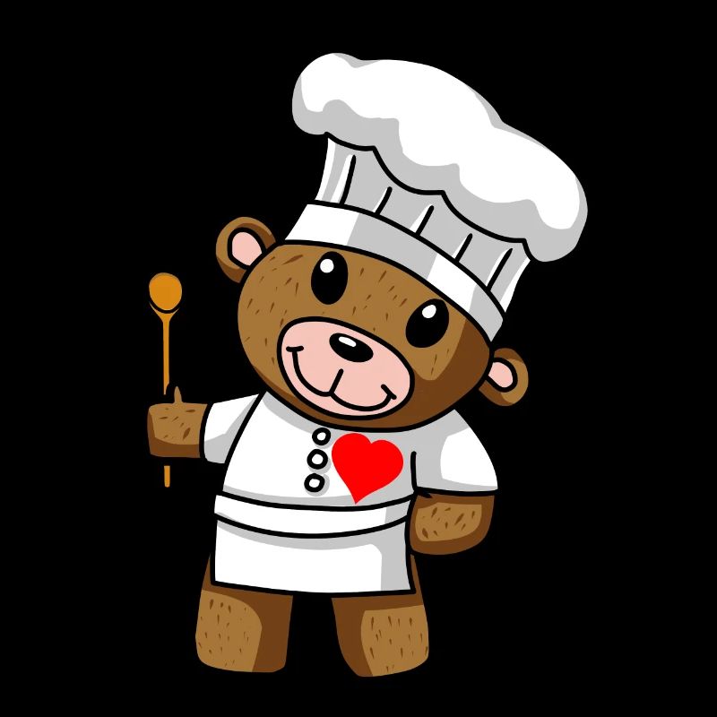 Teddy bear baker baker Christmas baking bakery child