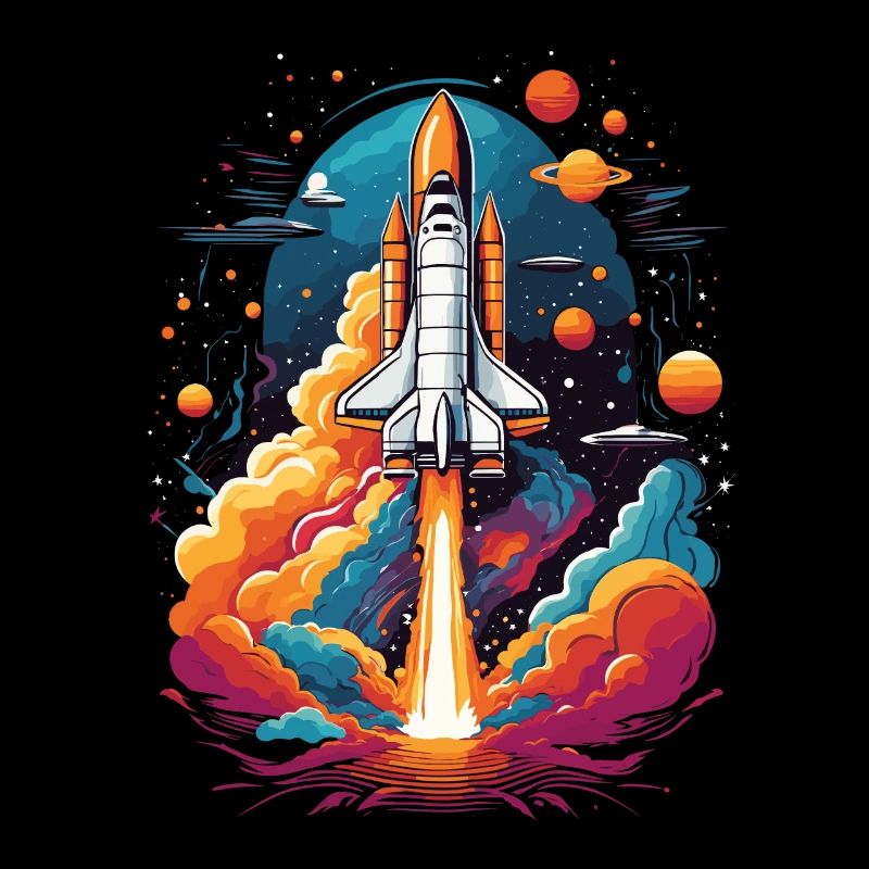 Astronaute de la navette spatiale Rocket Space Adventure