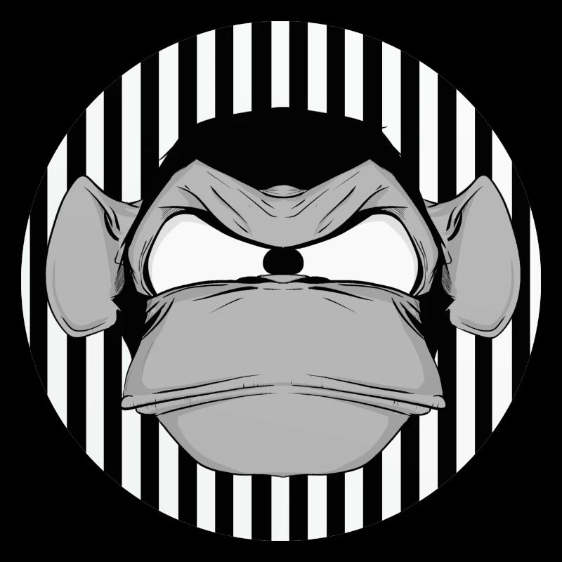 Schimpanse Affe lustig Comic Comicstyle Gaming