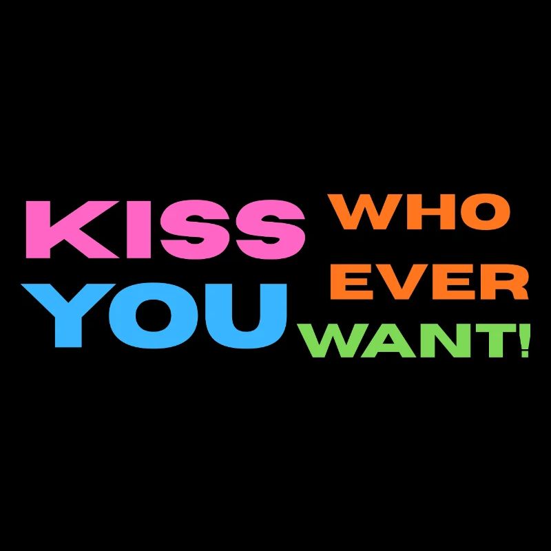 Fierté / CSD / LGBTQ+ Design « Kiss »