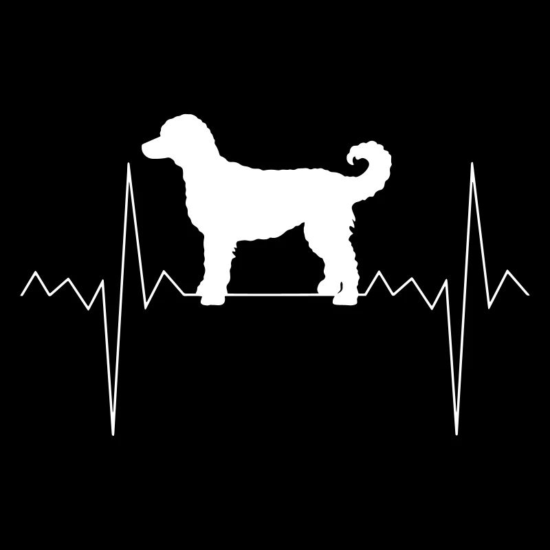 Herzfrequenz Herzschlag Labradoodle Hund Geschenk