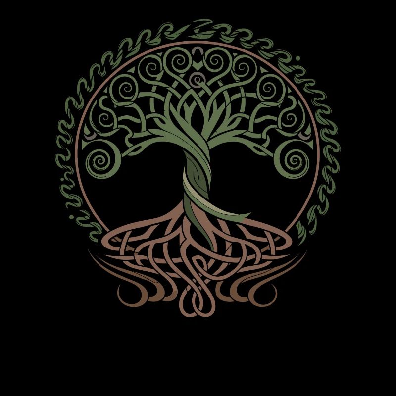 Neo Celtic Lebensbaum Symbolik