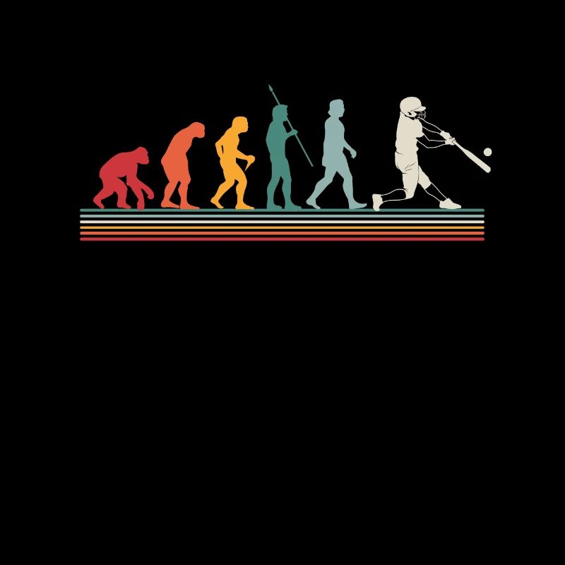 Evolution Baseball Softball Geschenk