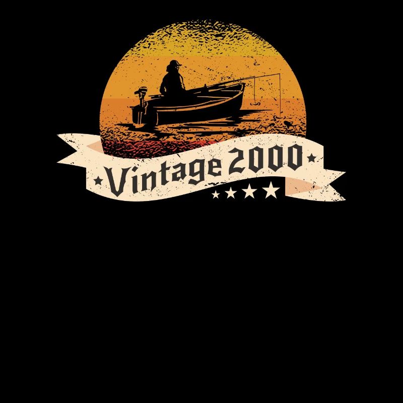 Bateau de pêche Angler vintage 2000 anniversaire