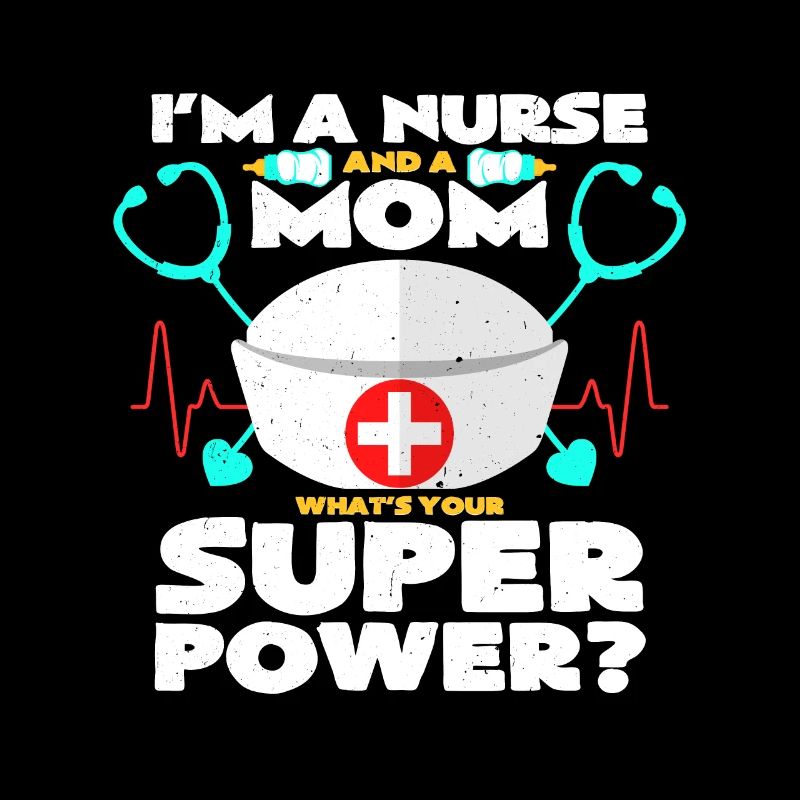 Supermama & Krankenschwester | Muttertag Geschenk