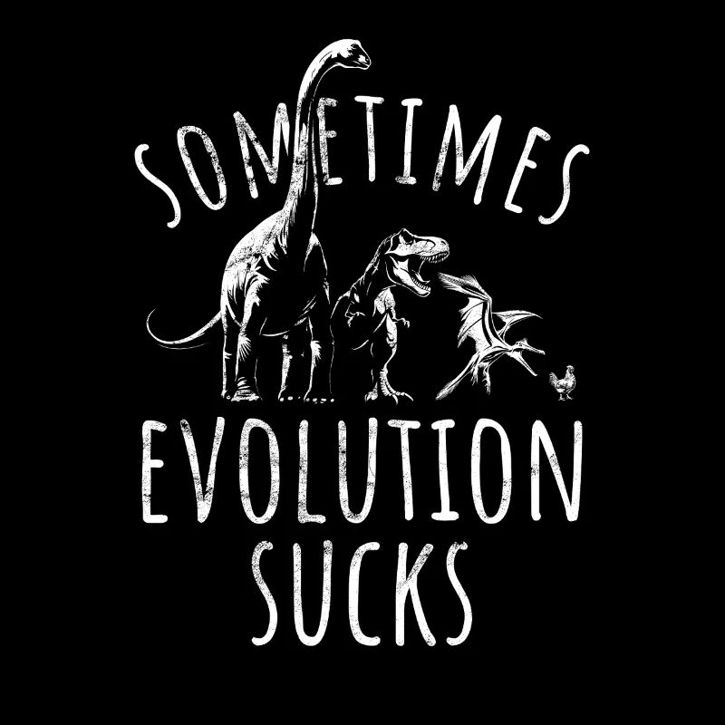 Parfois, l’évolution craint - Dinosaure - Poulet
