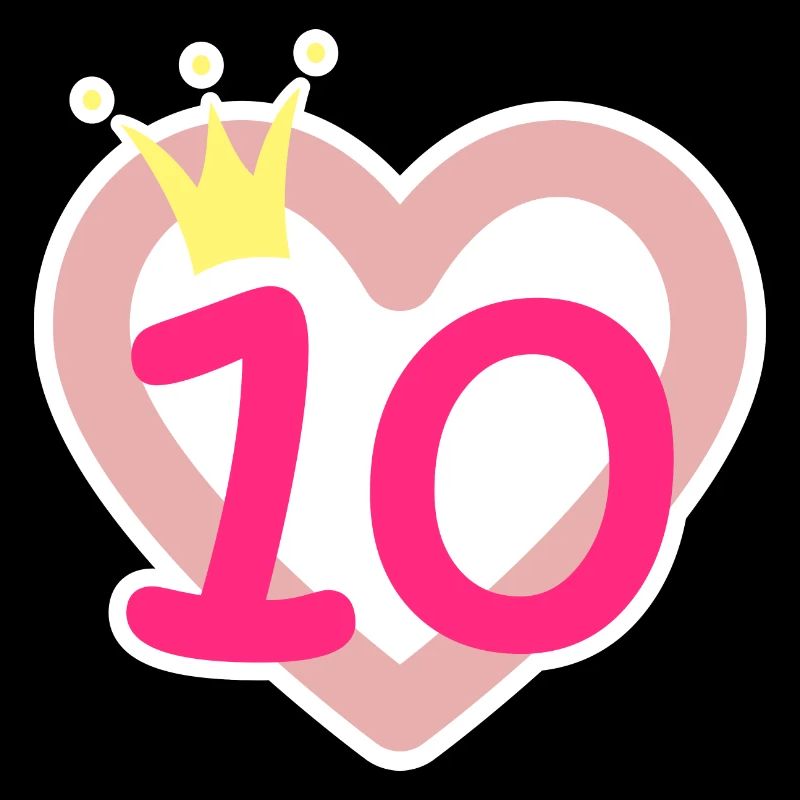 Couronne de princesse 10e anniversaire