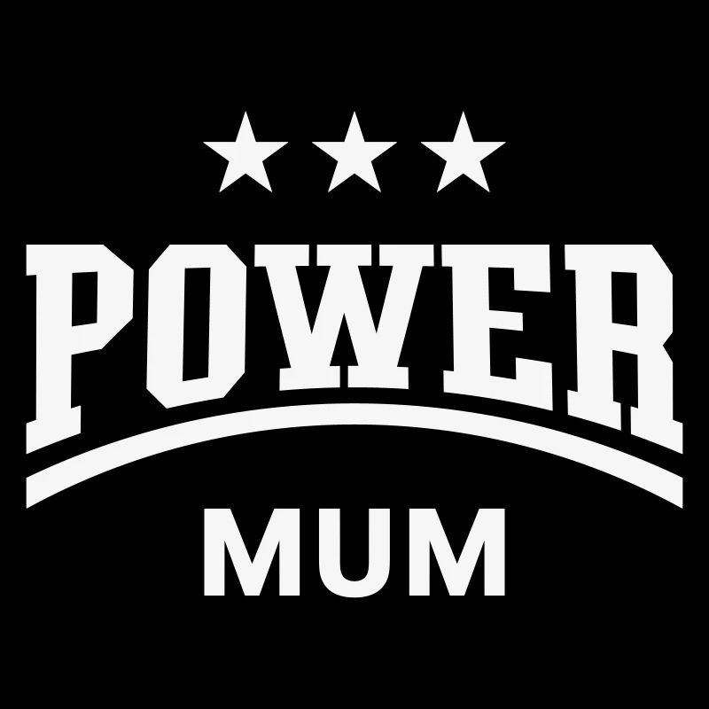 Power Mum (Mama, Mami, Mutter, Muttertag / White)