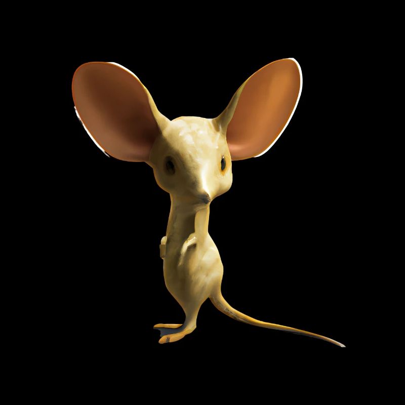 Cute long-eared jerboa design